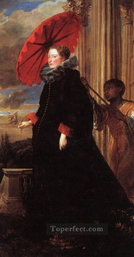  Marc Arte - Marchesa Elena Grimaldi Pintor barroco de la corte Anthony van Dyck